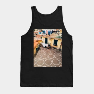 Laundry Drying in Quaint Seaside Village In Southern Italy Tank Top